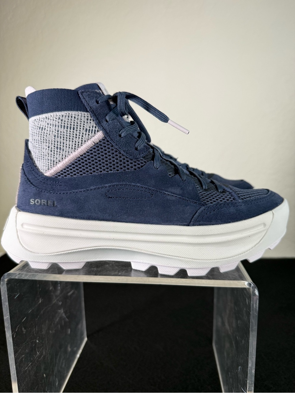 Sorel Women's Navy High-Top Platform Sneaker